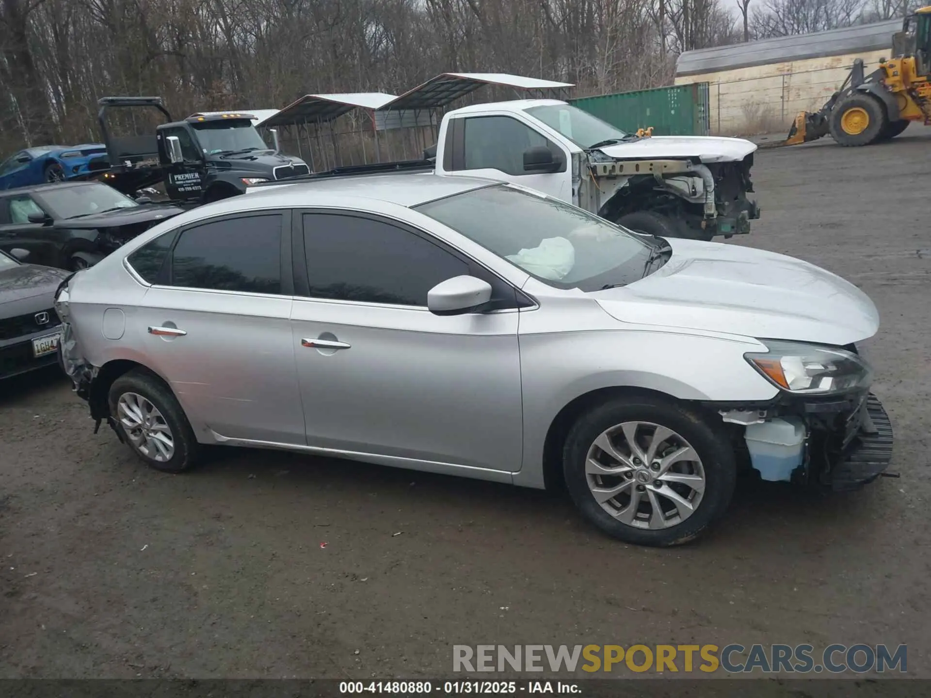 13 fotografías del automóvil dañado 3N1AB7AP9KY278460 NISSAN SENTRA 2019