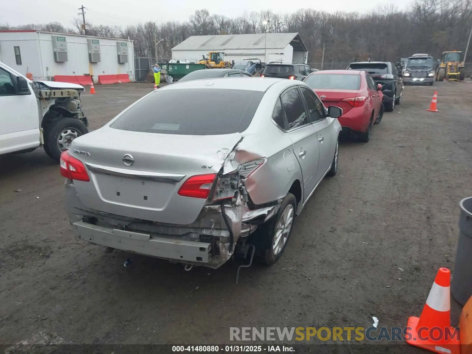 4 fotografías del automóvil dañado 3N1AB7AP9KY278460 NISSAN SENTRA 2019