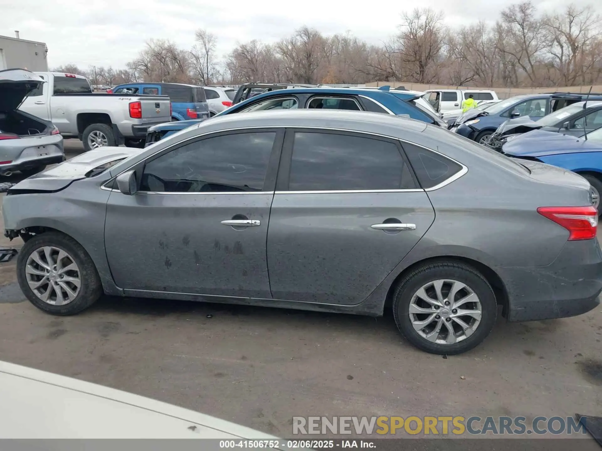 14 fotografías del automóvil dañado 3N1AB7AP9KY285490 NISSAN SENTRA 2019
