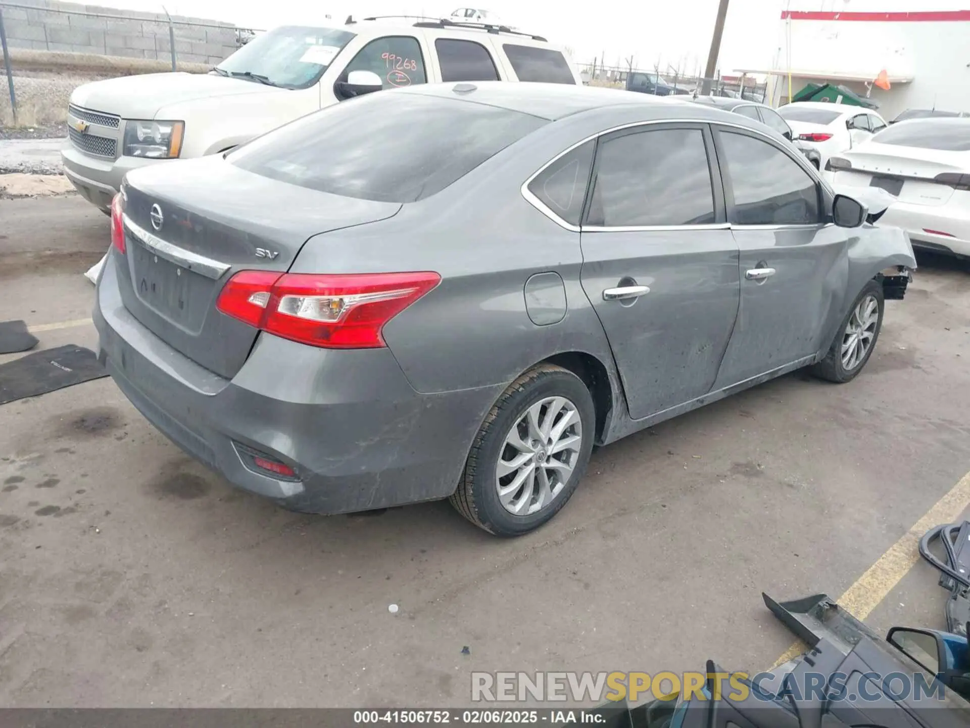 4 fotografías del automóvil dañado 3N1AB7AP9KY285490 NISSAN SENTRA 2019