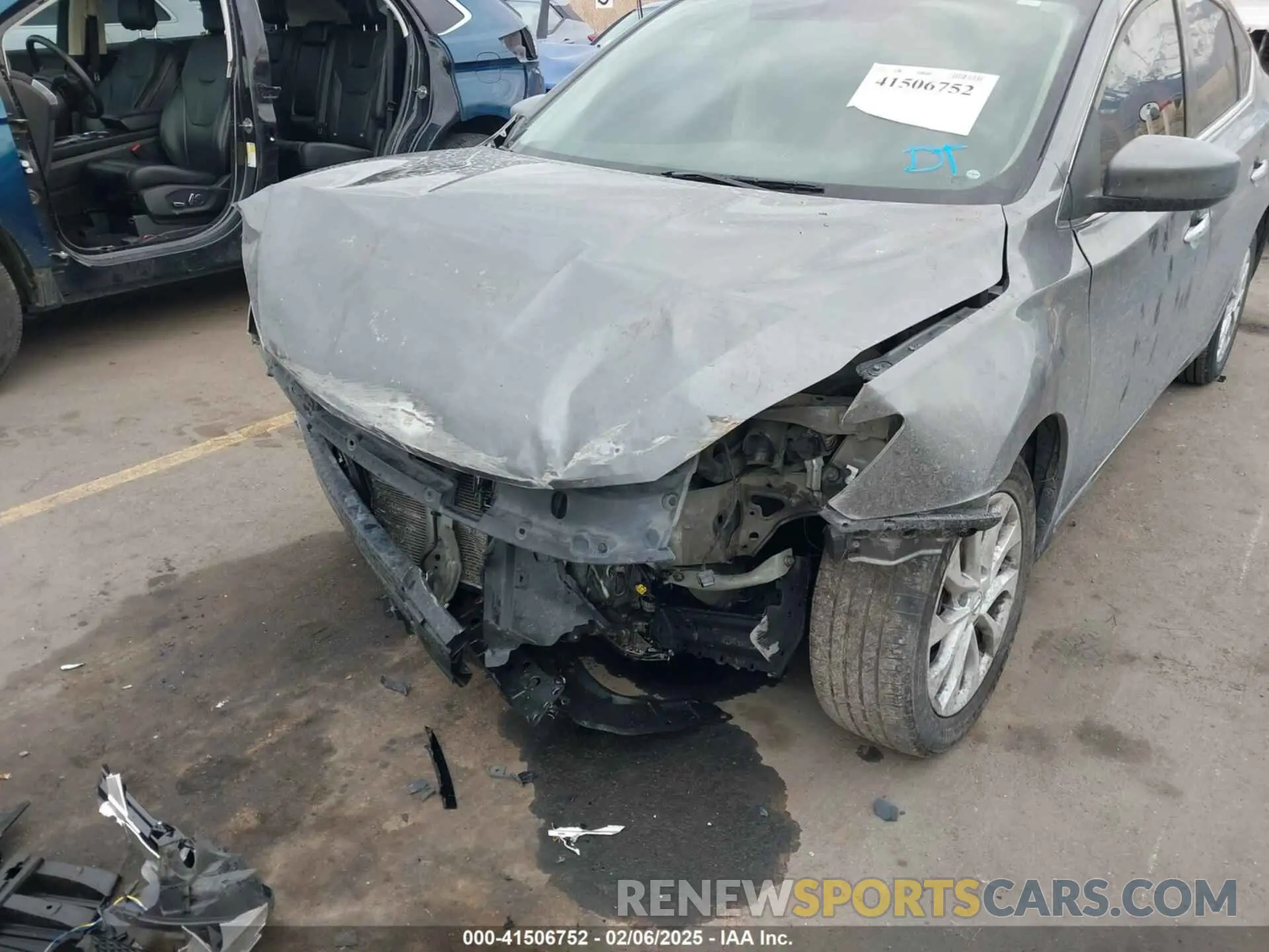 6 fotografías del automóvil dañado 3N1AB7AP9KY285490 NISSAN SENTRA 2019