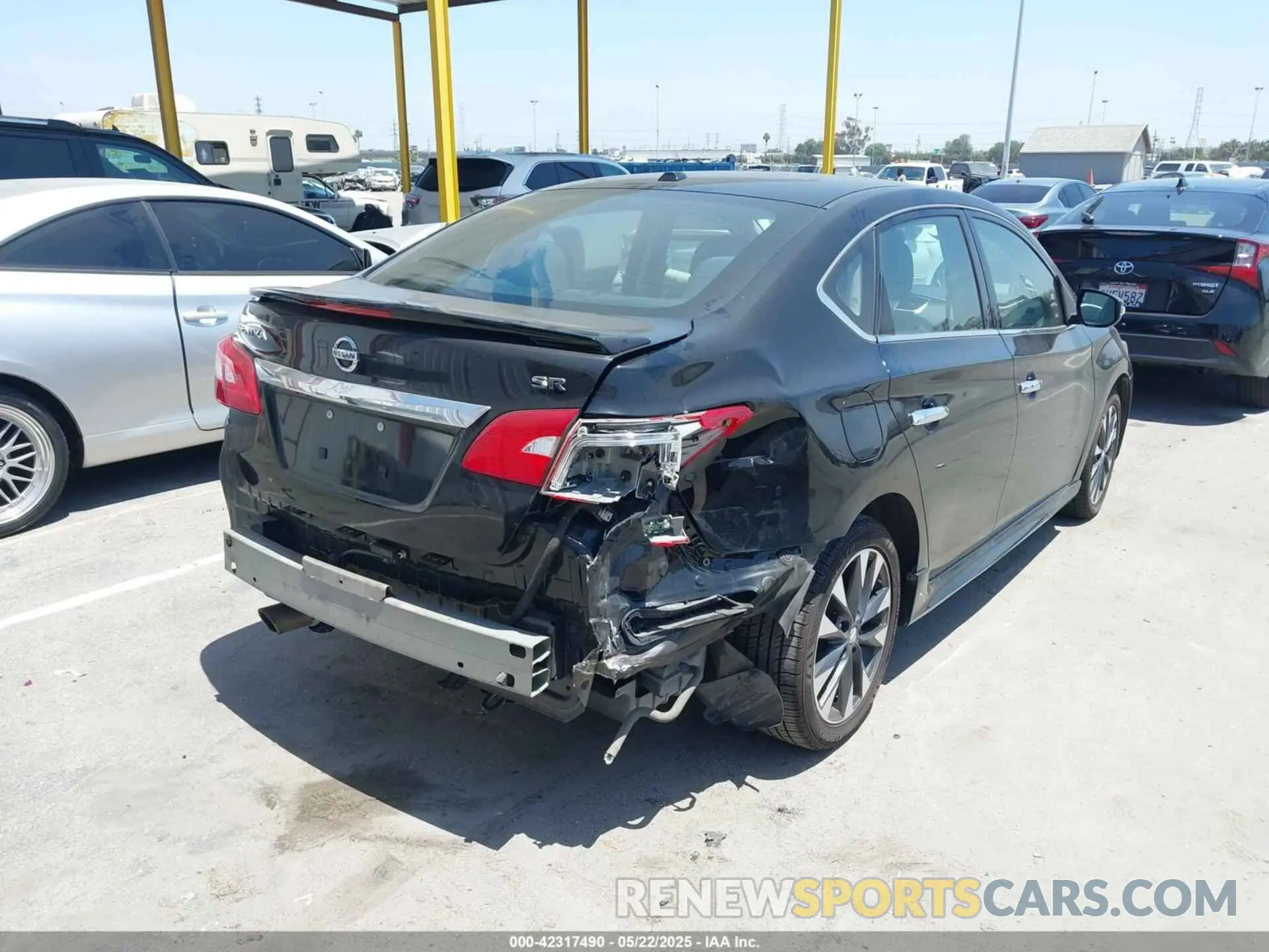 4 fotografías del automóvil dañado 3N1AB7AP9KY290074 NISSAN SENTRA 2019