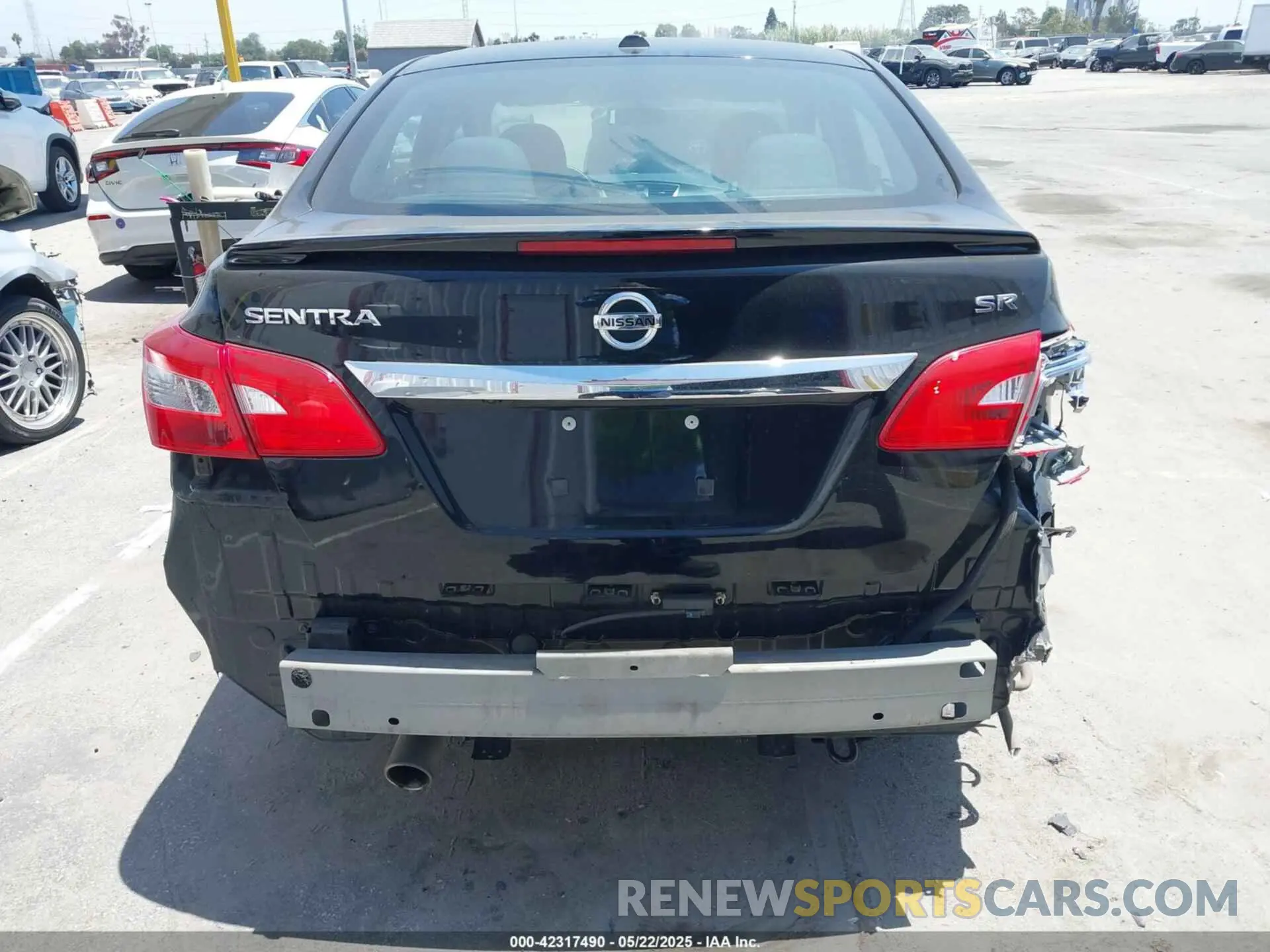 6 fotografías del automóvil dañado 3N1AB7AP9KY290074 NISSAN SENTRA 2019
