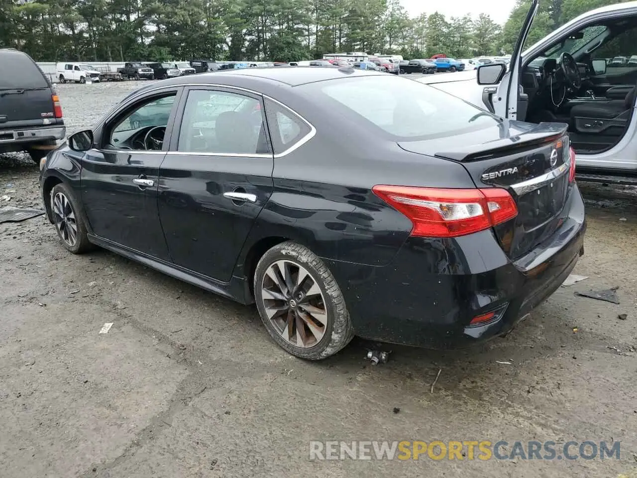 2 fotografías del automóvil dañado 3N1AB7AP9KY292584 NISSAN SENTRA 2019