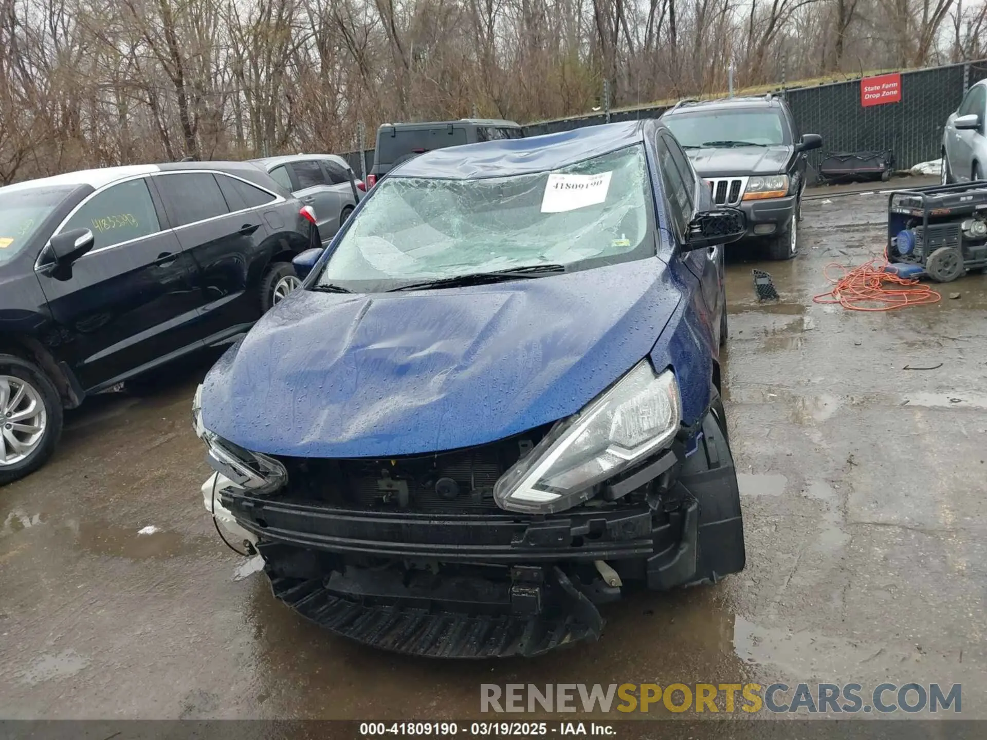 6 fotografías del automóvil dañado 3N1AB7AP9KY296702 NISSAN SENTRA 2019