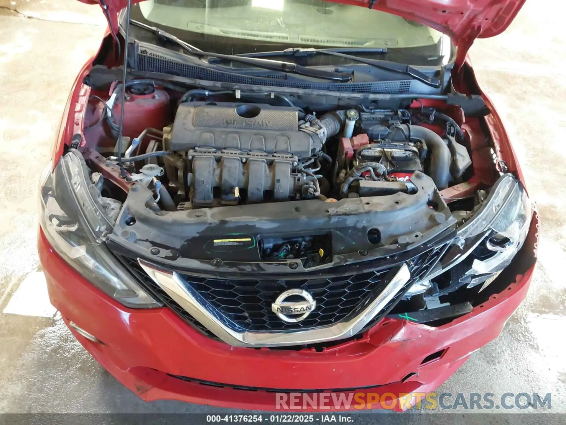10 fotografías del automóvil dañado 3N1AB7AP9KY313935 NISSAN SENTRA 2019