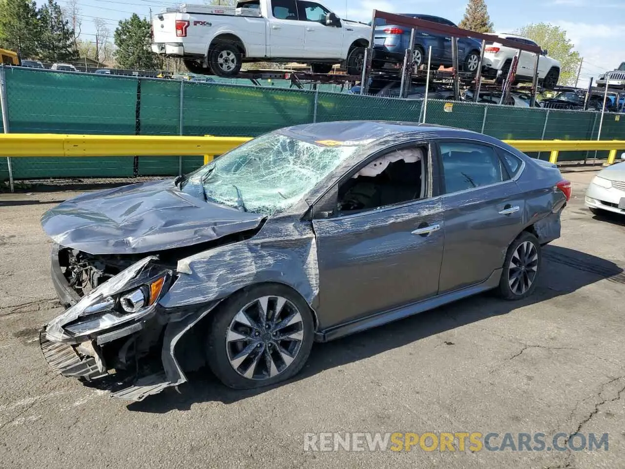 1 fotografías del automóvil dañado 3N1AB7AP9KY322716 NISSAN SENTRA 2019