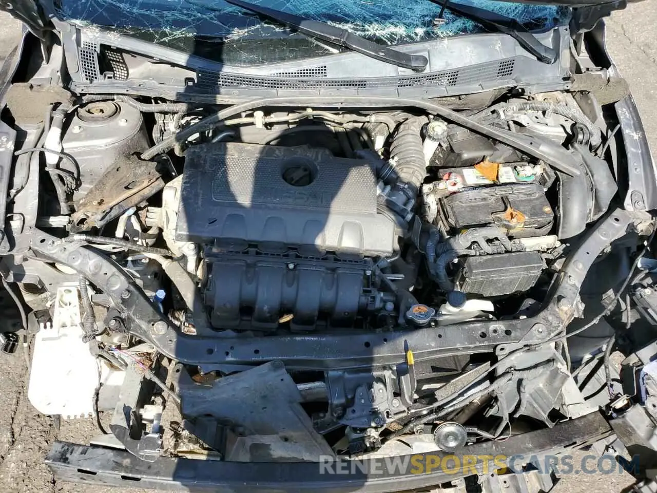 11 fotografías del automóvil dañado 3N1AB7AP9KY322716 NISSAN SENTRA 2019