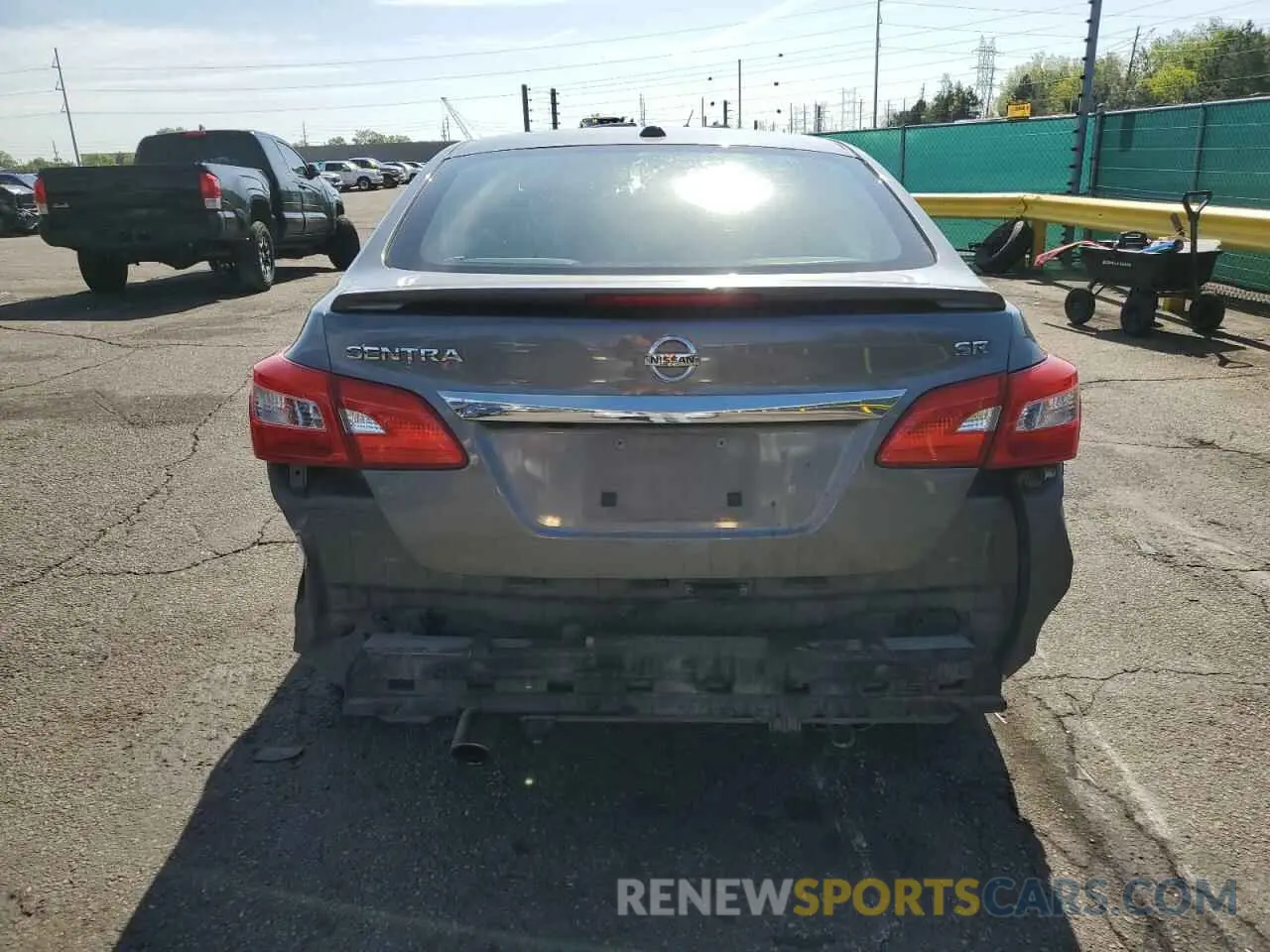 6 fotografías del automóvil dañado 3N1AB7AP9KY322716 NISSAN SENTRA 2019