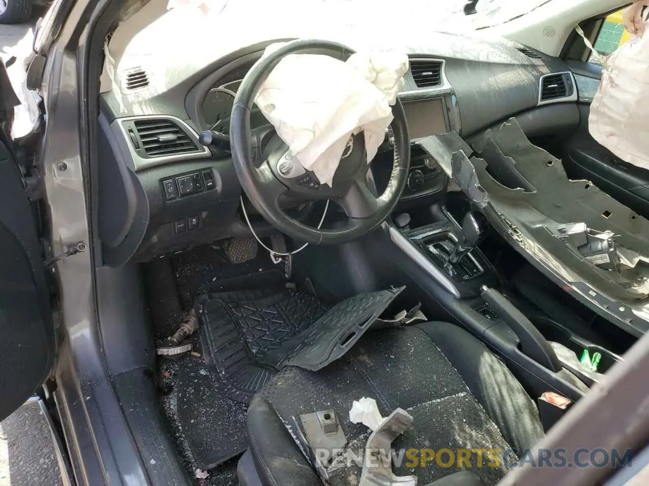 8 fotografías del automóvil dañado 3N1AB7AP9KY322716 NISSAN SENTRA 2019