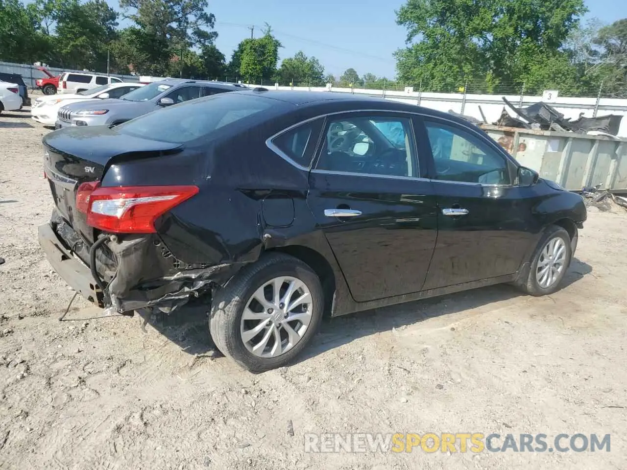3 fotografías del automóvil dañado 3N1AB7AP9KY328631 NISSAN SENTRA 2019
