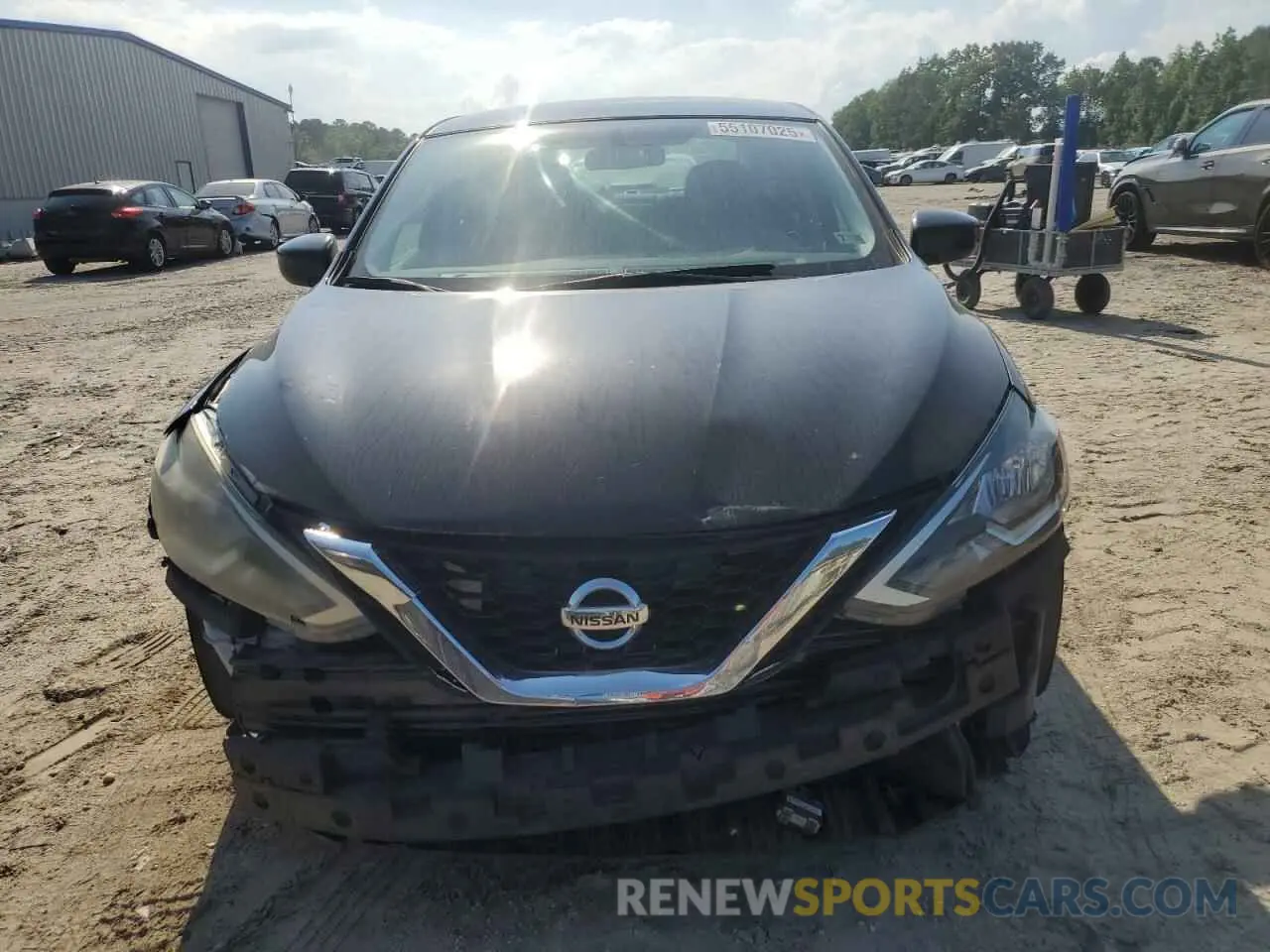 5 fotografías del automóvil dañado 3N1AB7AP9KY328631 NISSAN SENTRA 2019
