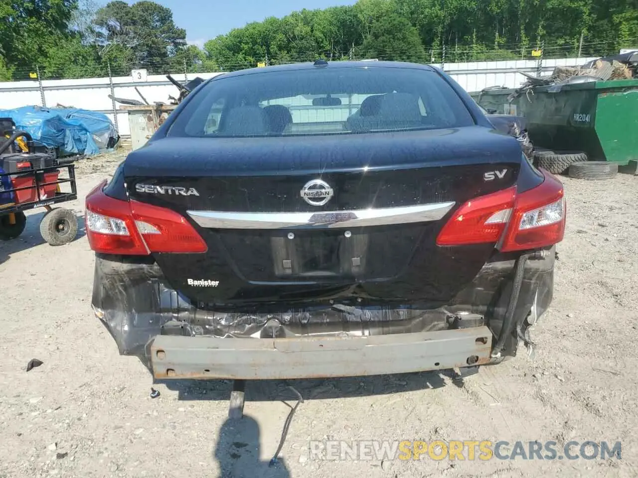 6 fotografías del automóvil dañado 3N1AB7AP9KY328631 NISSAN SENTRA 2019