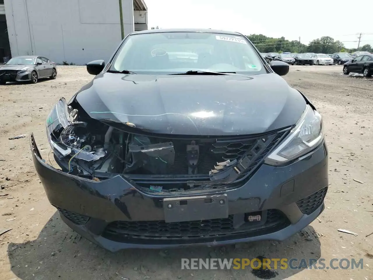 5 fotografías del automóvil dañado 3N1AB7AP9KY341475 NISSAN SENTRA 2019