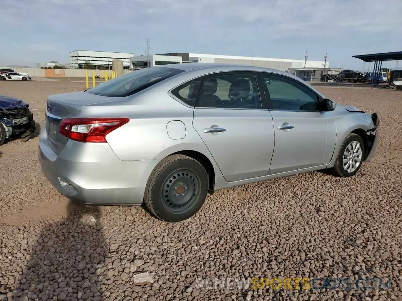 3 fotografías del automóvil dañado 3N1AB7AP9KY345283 NISSAN SENTRA 2019