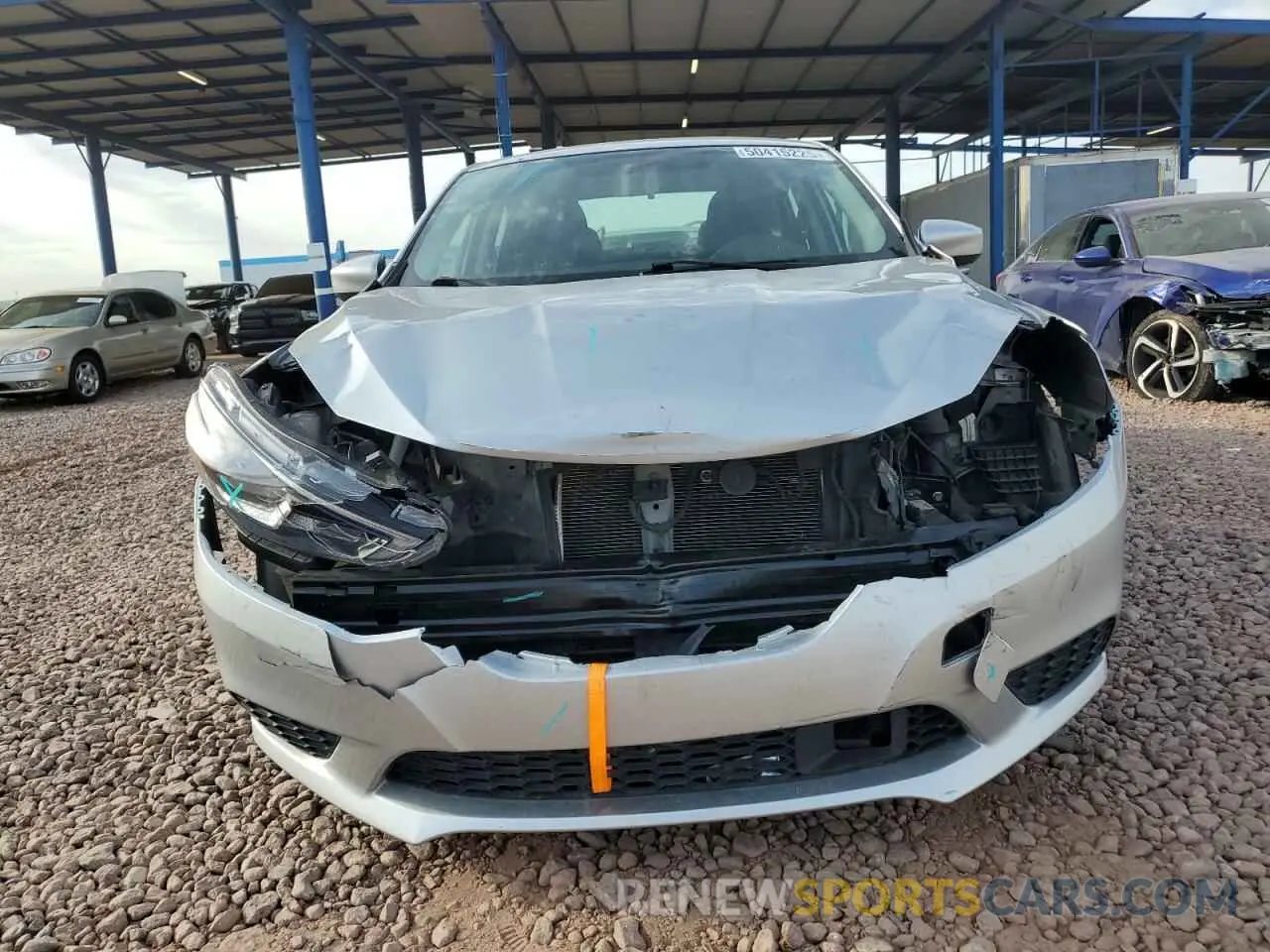 5 fotografías del automóvil dañado 3N1AB7AP9KY345283 NISSAN SENTRA 2019