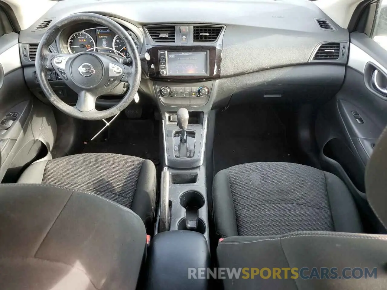 8 fotografías del automóvil dañado 3N1AB7AP9KY345283 NISSAN SENTRA 2019