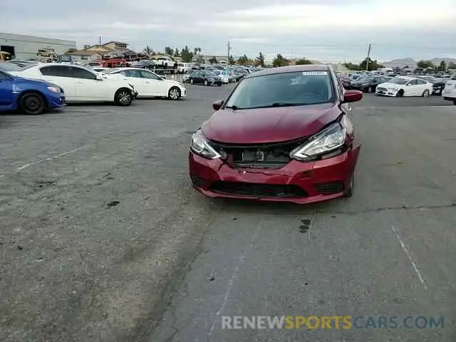 10 fotografías del automóvil dañado 3N1AB7AP9KY349883 NISSAN SENTRA 2019