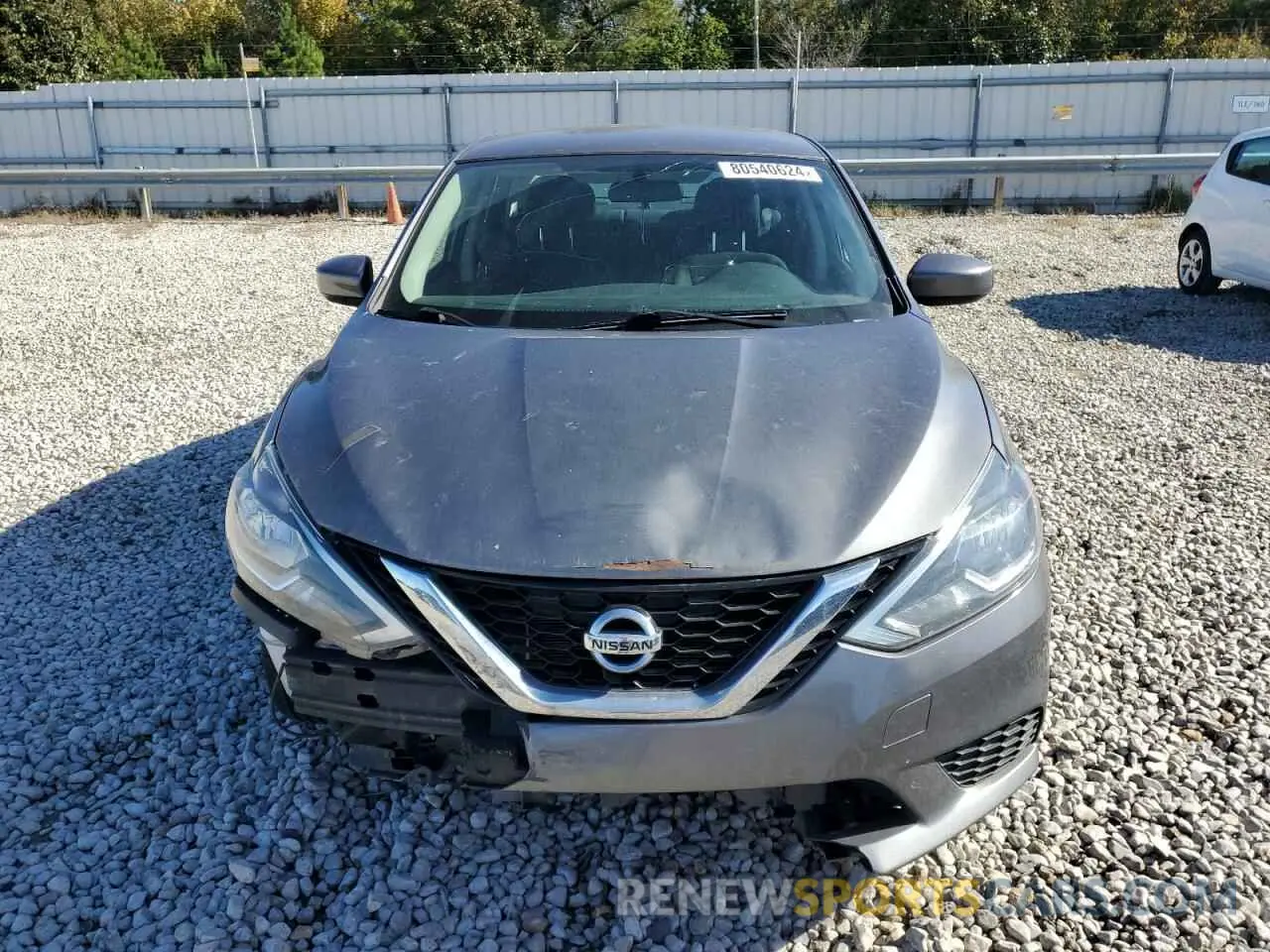 5 fotografías del automóvil dañado 3N1AB7AP9KY351570 NISSAN SENTRA 2019
