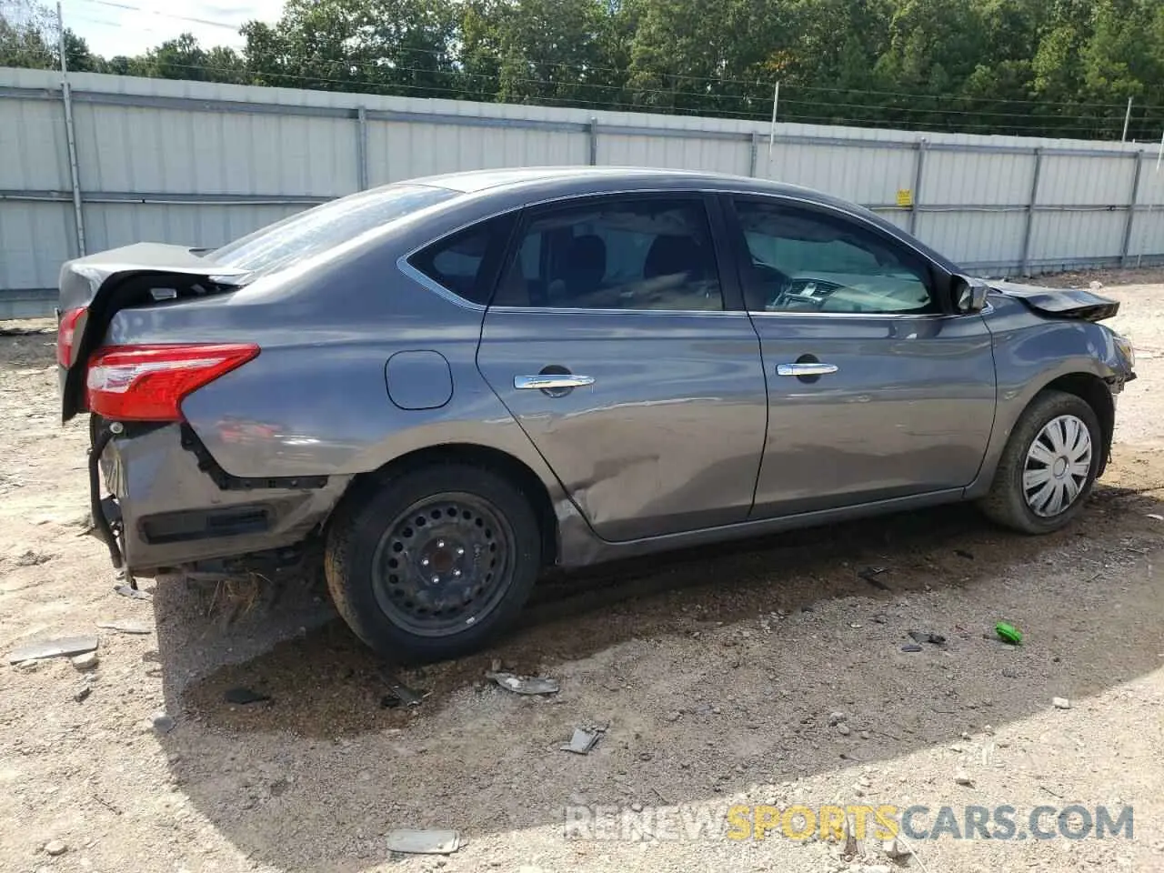 3 fotografías del automóvil dañado 3N1AB7AP9KY352234 NISSAN SENTRA 2019