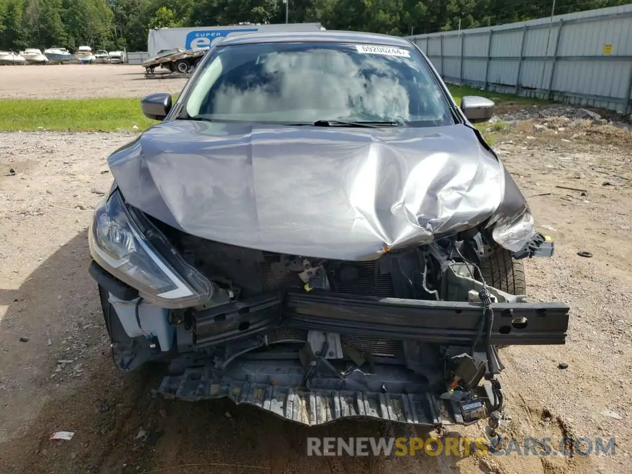5 fotografías del automóvil dañado 3N1AB7AP9KY352234 NISSAN SENTRA 2019