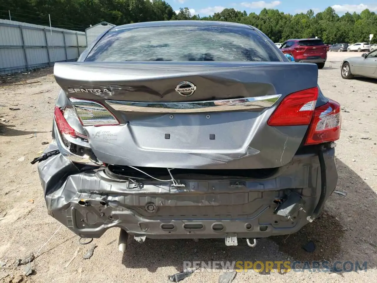 6 fotografías del automóvil dañado 3N1AB7AP9KY352234 NISSAN SENTRA 2019