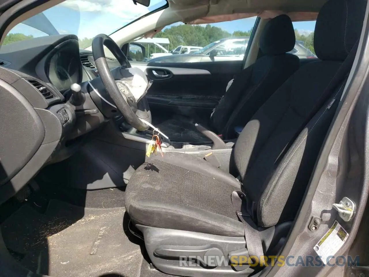 7 fotografías del automóvil dañado 3N1AB7AP9KY352234 NISSAN SENTRA 2019