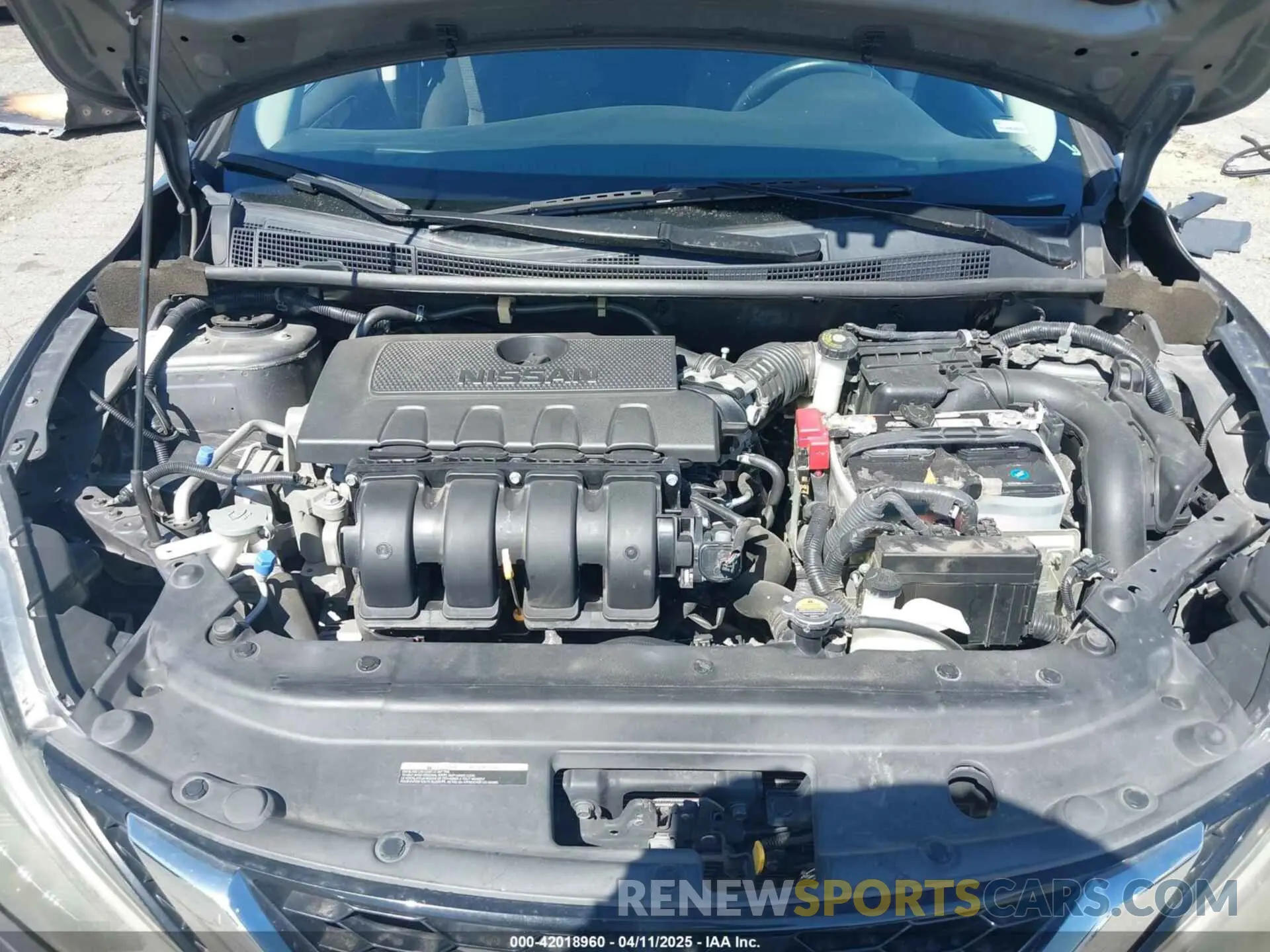 10 fotografías del automóvil dañado 3N1AB7AP9KY352430 NISSAN SENTRA 2019
