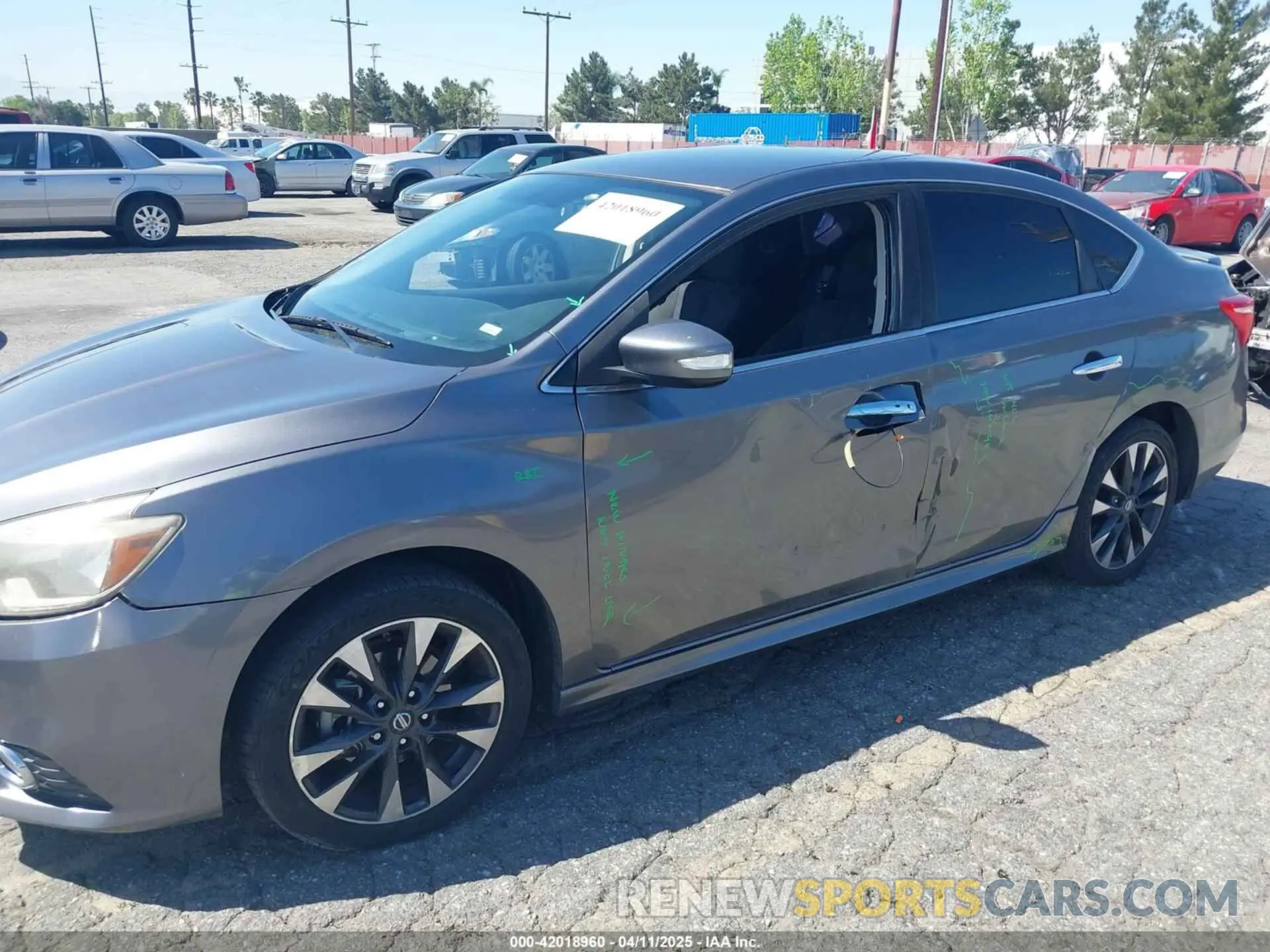 6 fotografías del automóvil dañado 3N1AB7AP9KY352430 NISSAN SENTRA 2019
