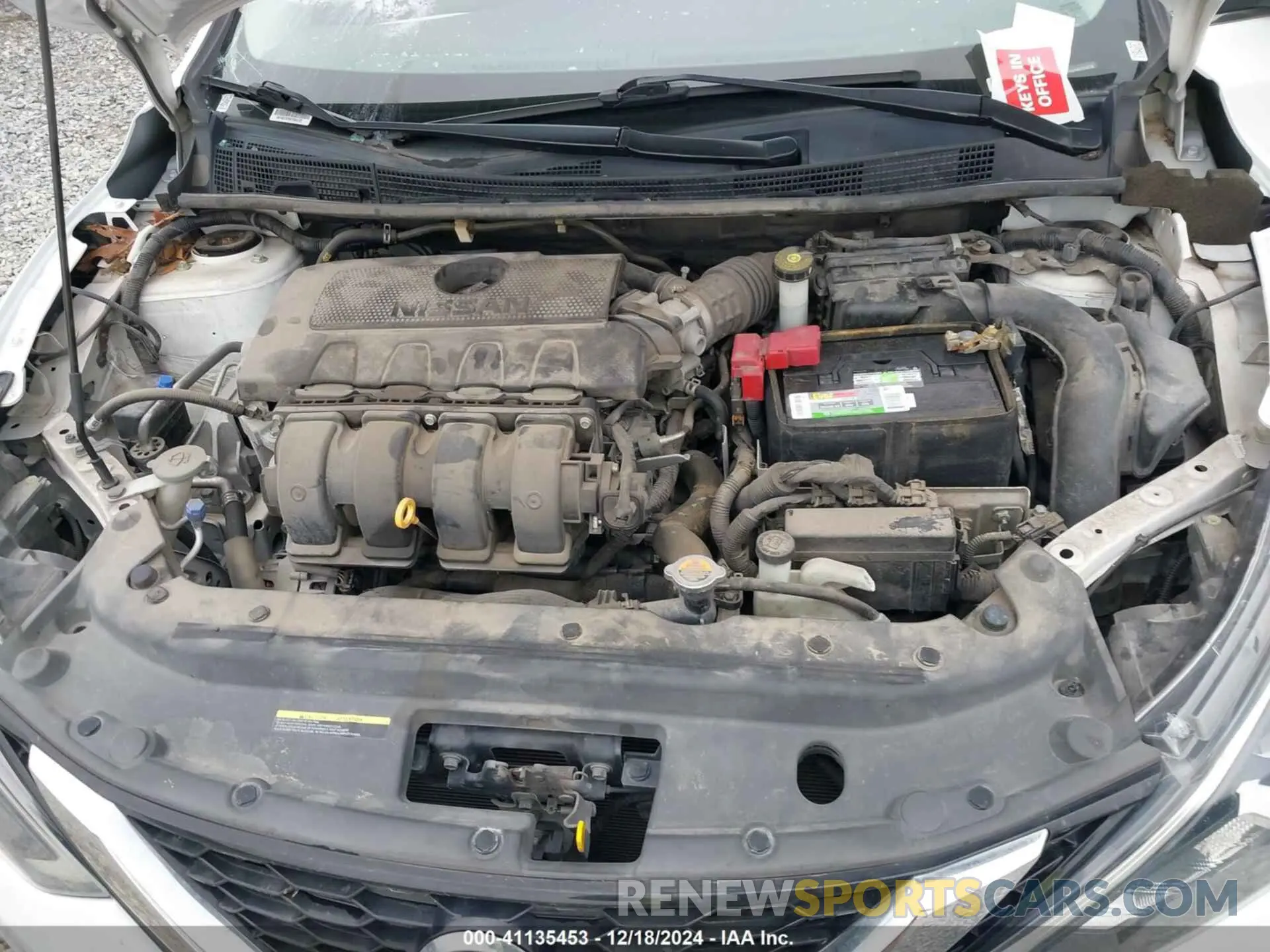 10 fotografías del automóvil dañado 3N1AB7AP9KY354128 NISSAN SENTRA 2019