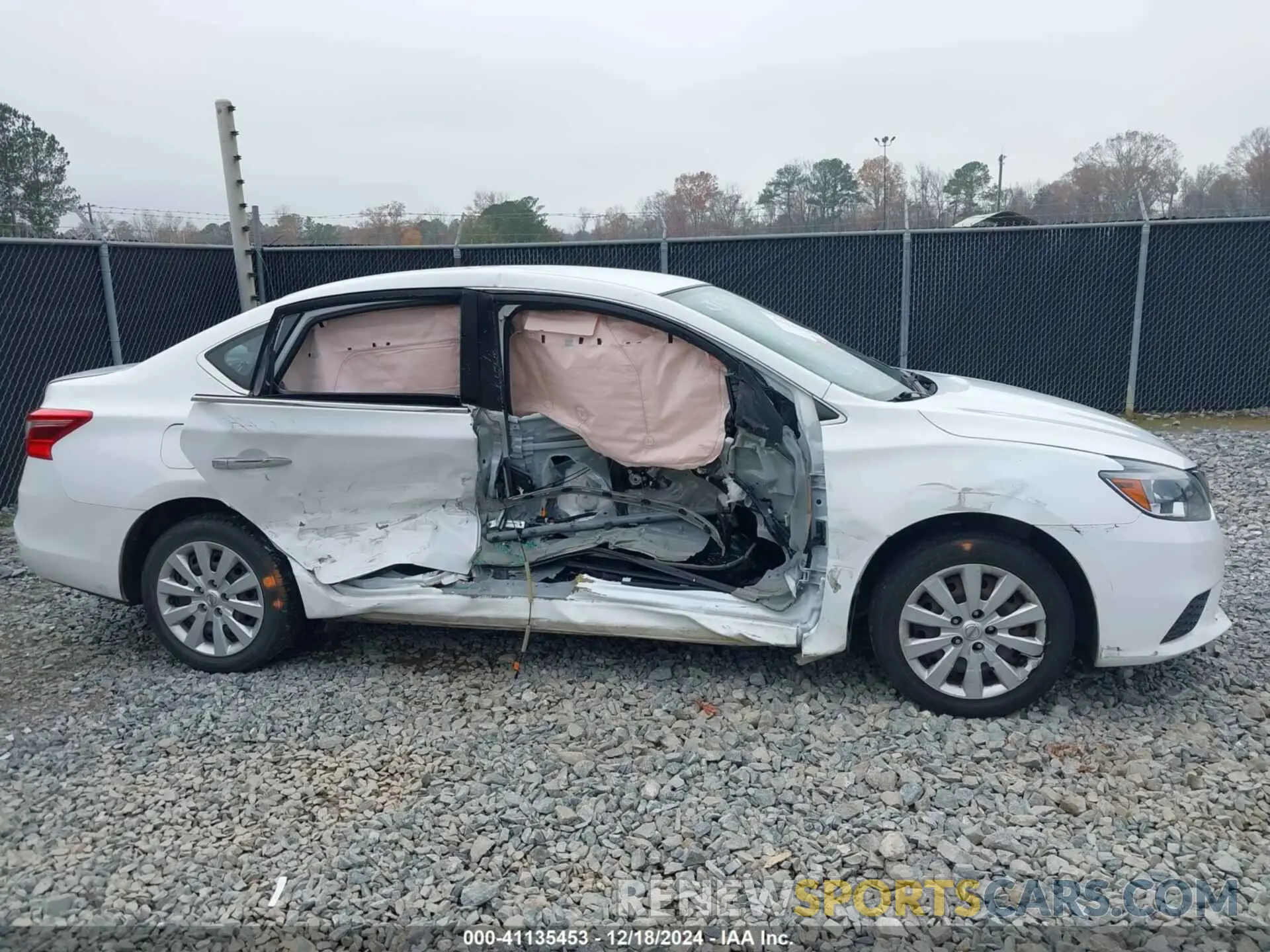 6 fotografías del automóvil dañado 3N1AB7AP9KY354128 NISSAN SENTRA 2019