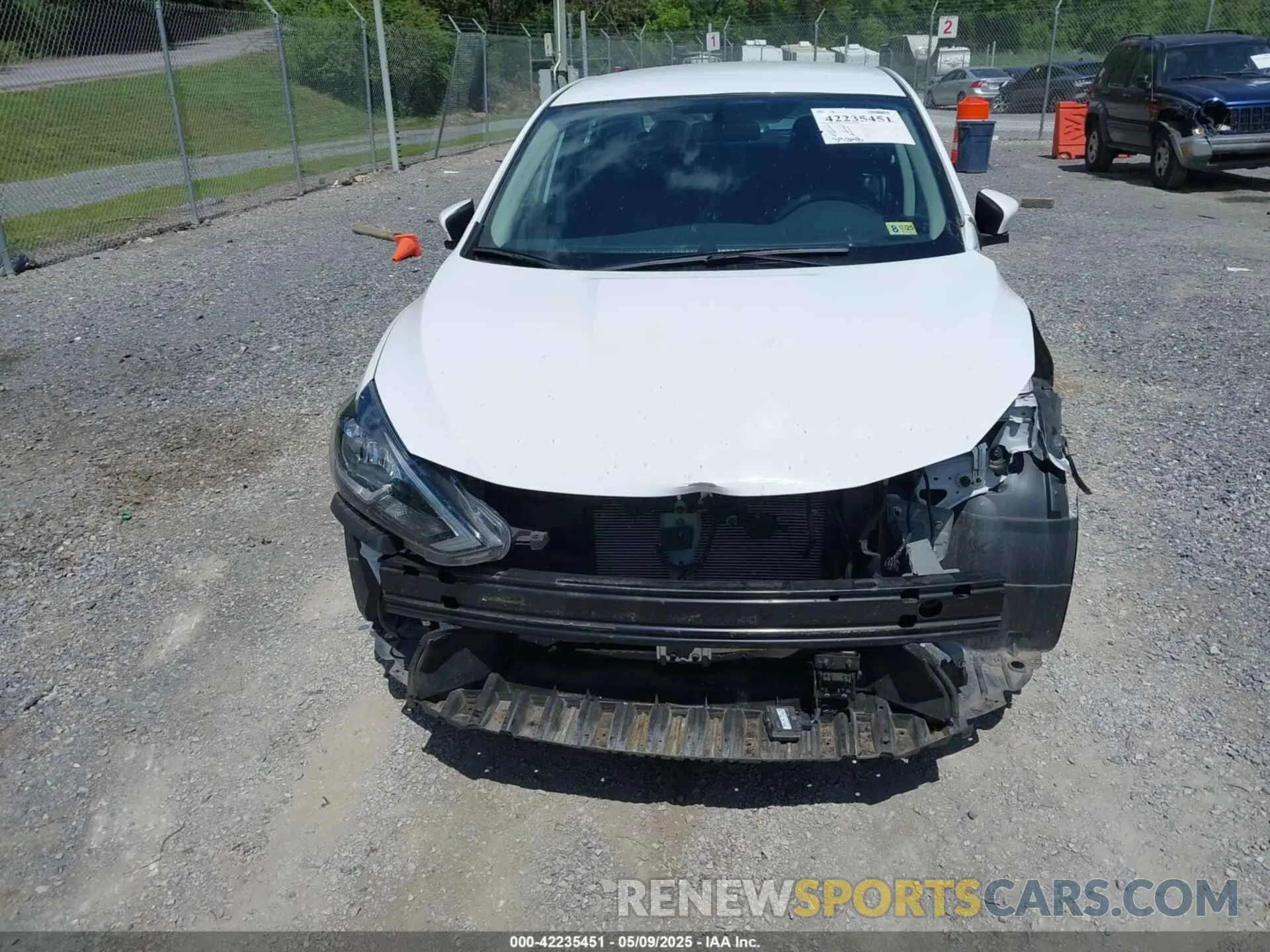 6 fotografías del automóvil dañado 3N1AB7AP9KY386660 NISSAN SENTRA 2019