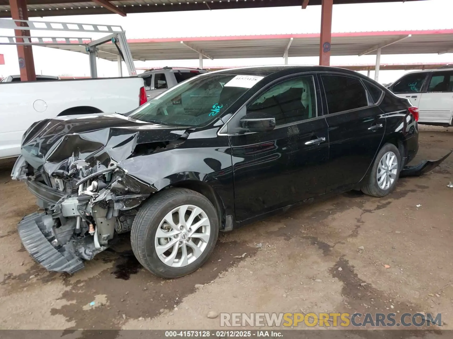 2 fotografías del automóvil dañado 3N1AB7AP9KY387730 NISSAN SENTRA 2019
