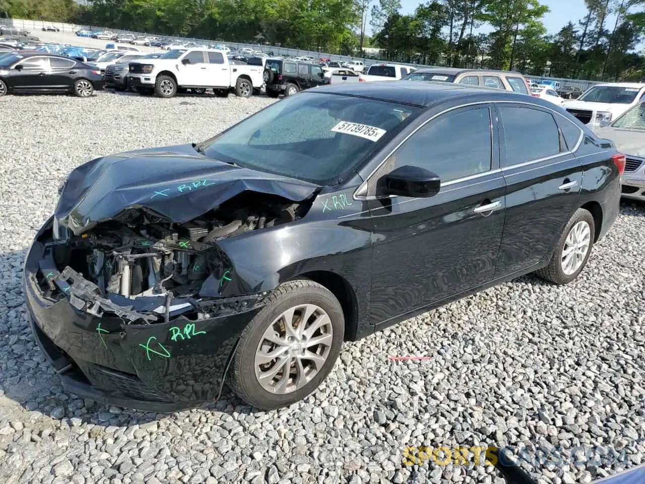 1 fotografías del automóvil dañado 3N1AB7AP9KY392748 NISSAN SENTRA 2019