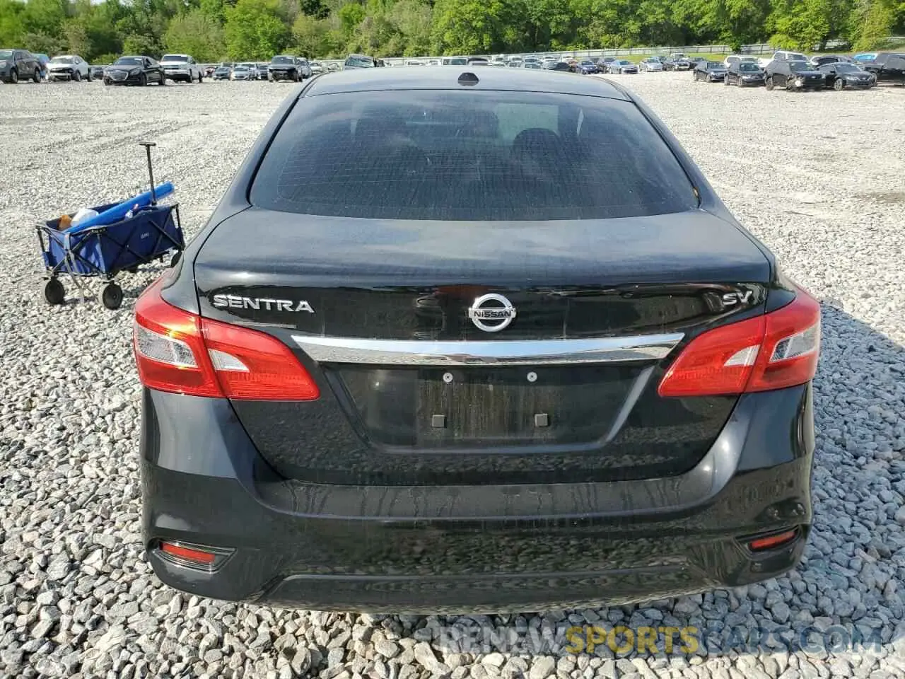 6 fotografías del automóvil dañado 3N1AB7AP9KY392748 NISSAN SENTRA 2019