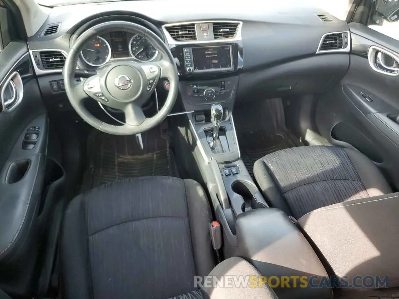 8 fotografías del automóvil dañado 3N1AB7AP9KY392748 NISSAN SENTRA 2019