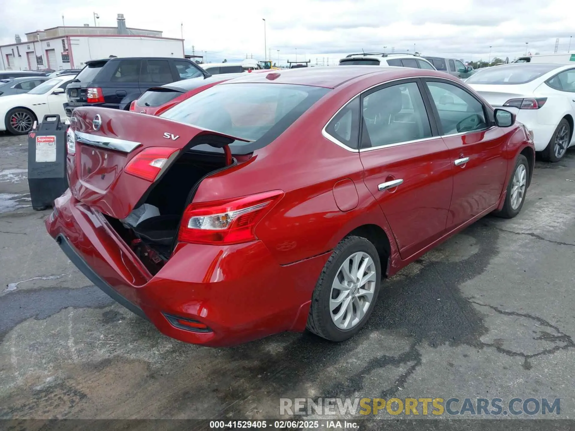 4 fotografías del automóvil dañado 3N1AB7AP9KY402940 NISSAN SENTRA 2019