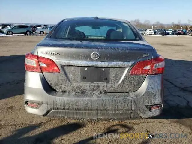 6 fotografías del automóvil dañado 3N1AB7AP9KY402954 NISSAN SENTRA 2019