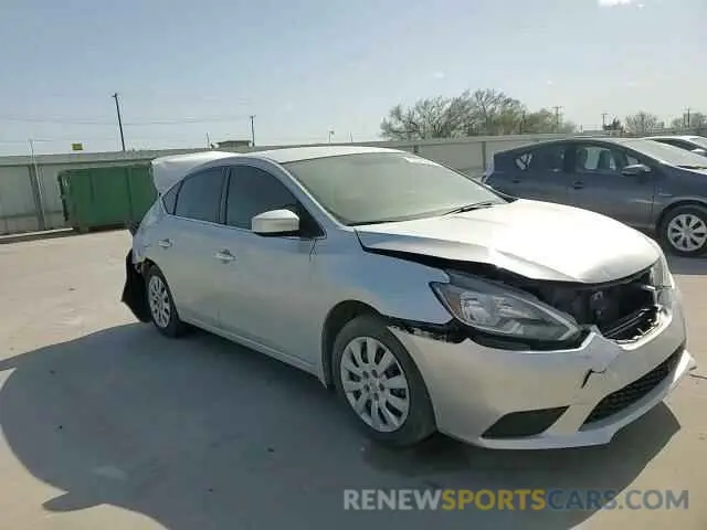 10 fotografías del automóvil dañado 3N1AB7AP9KY418622 NISSAN SENTRA 2019
