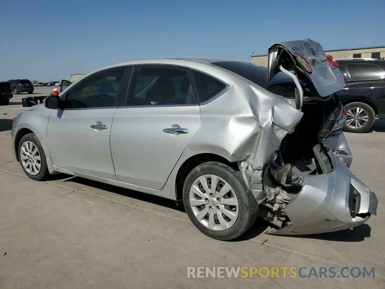 2 fotografías del automóvil dañado 3N1AB7AP9KY418622 NISSAN SENTRA 2019