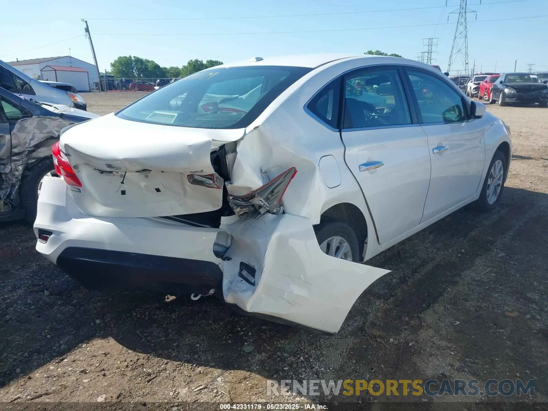6 fotografías del automóvil dañado 3N1AB7AP9KY420452 NISSAN SENTRA 2019