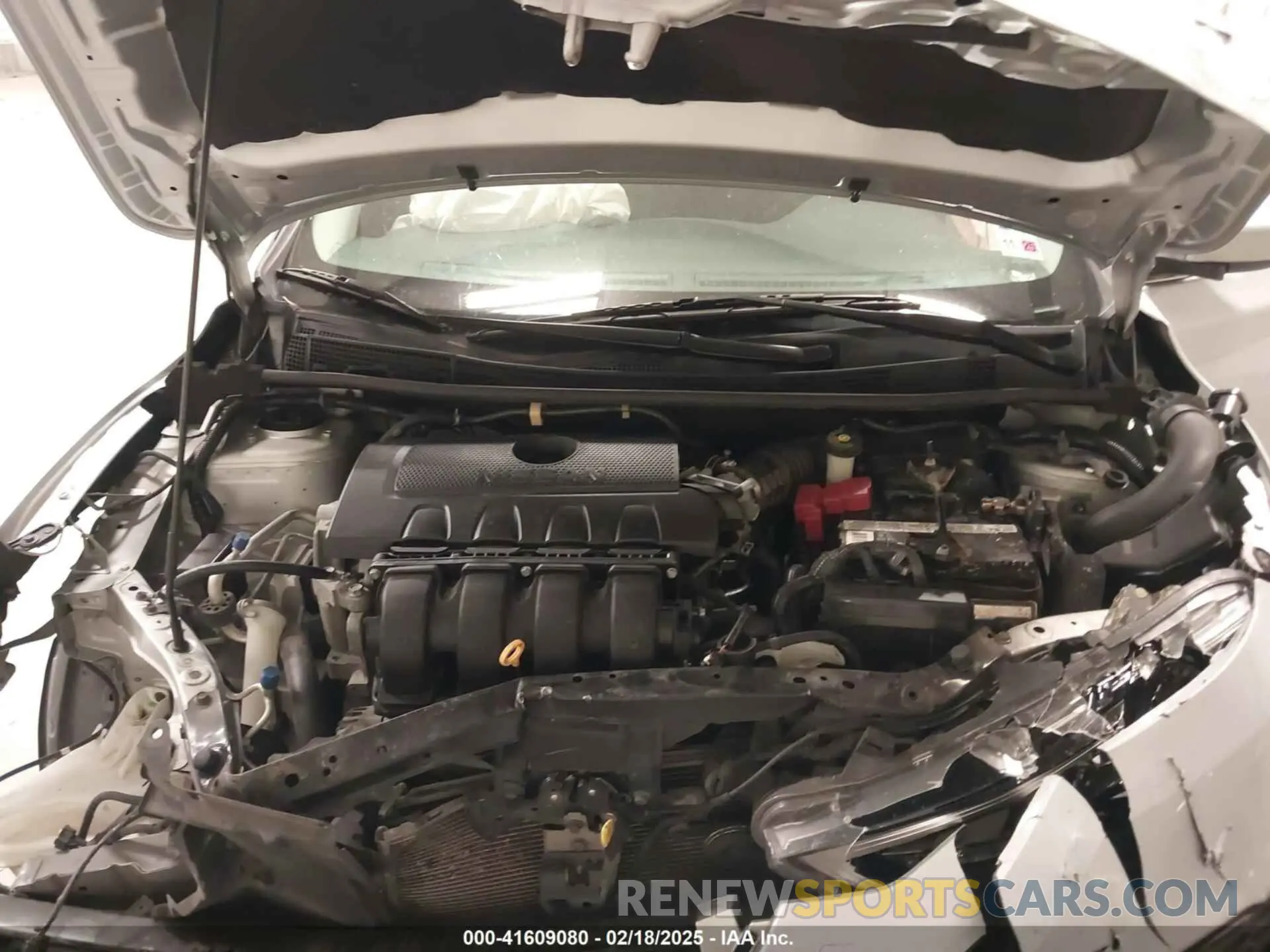 10 fotografías del automóvil dañado 3N1AB7AP9KY427322 NISSAN SENTRA 2019