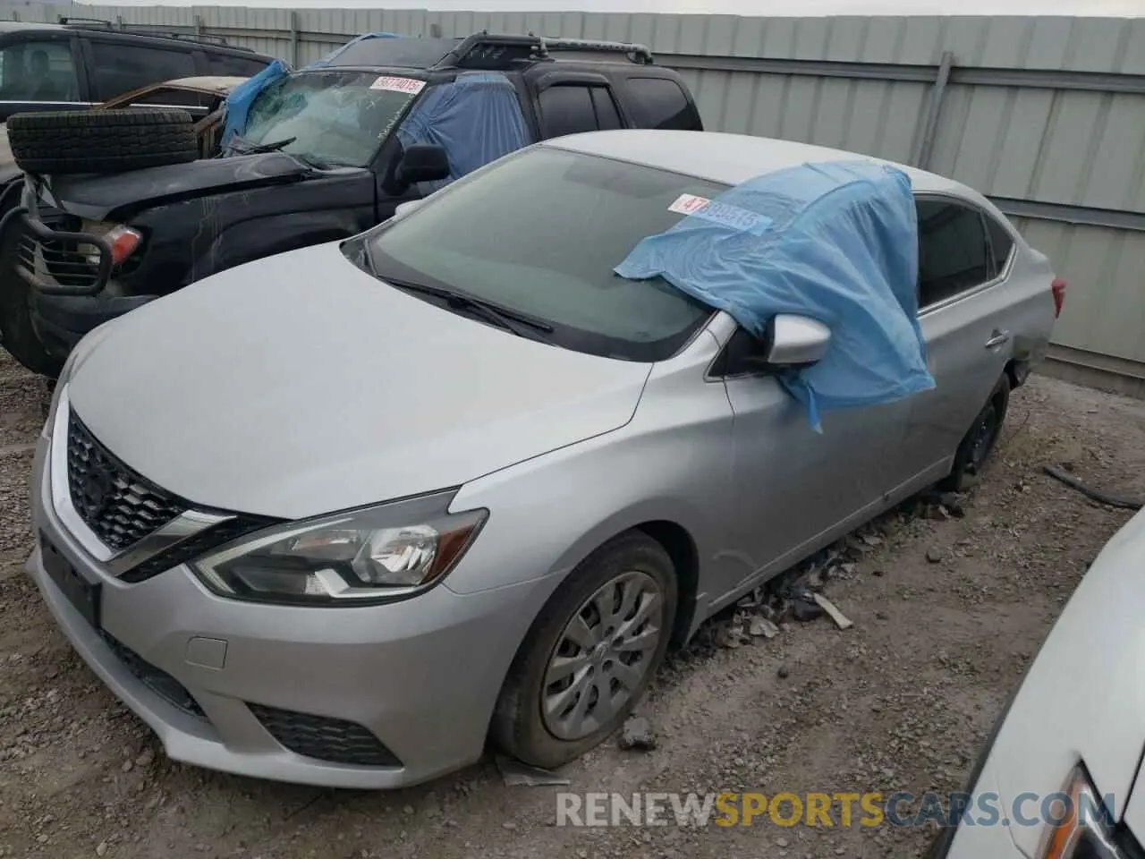 1 fotografías del automóvil dañado 3N1AB7AP9KY450129 NISSAN SENTRA 2019
