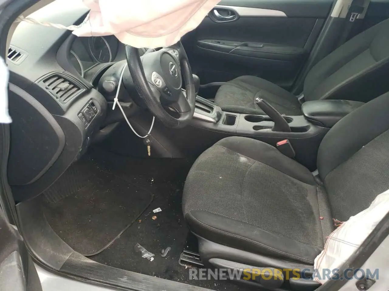 7 fotografías del automóvil dañado 3N1AB7AP9KY450129 NISSAN SENTRA 2019