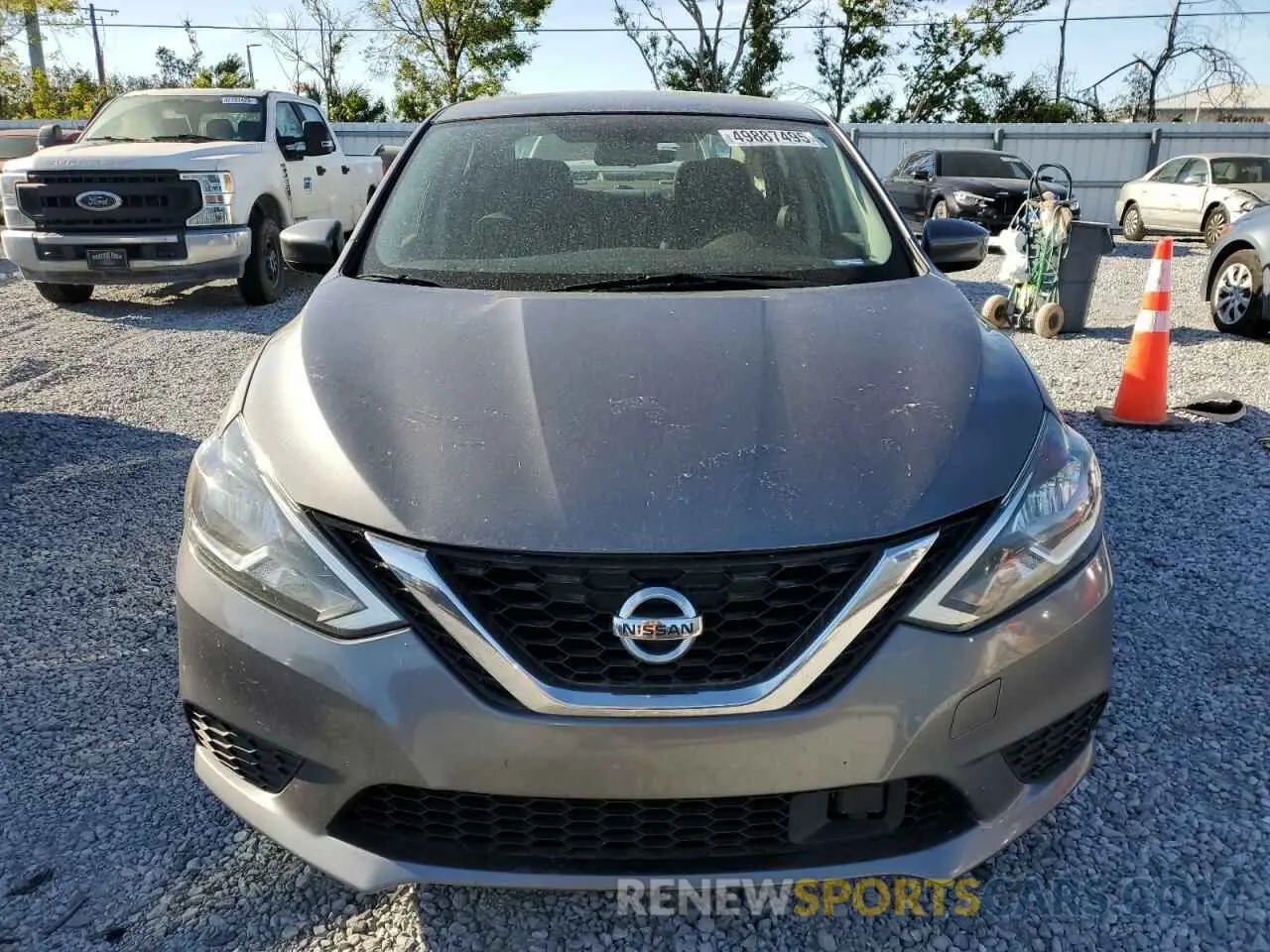 5 fotografías del automóvil dañado 3N1AB7AP9KY455072 NISSAN SENTRA 2019