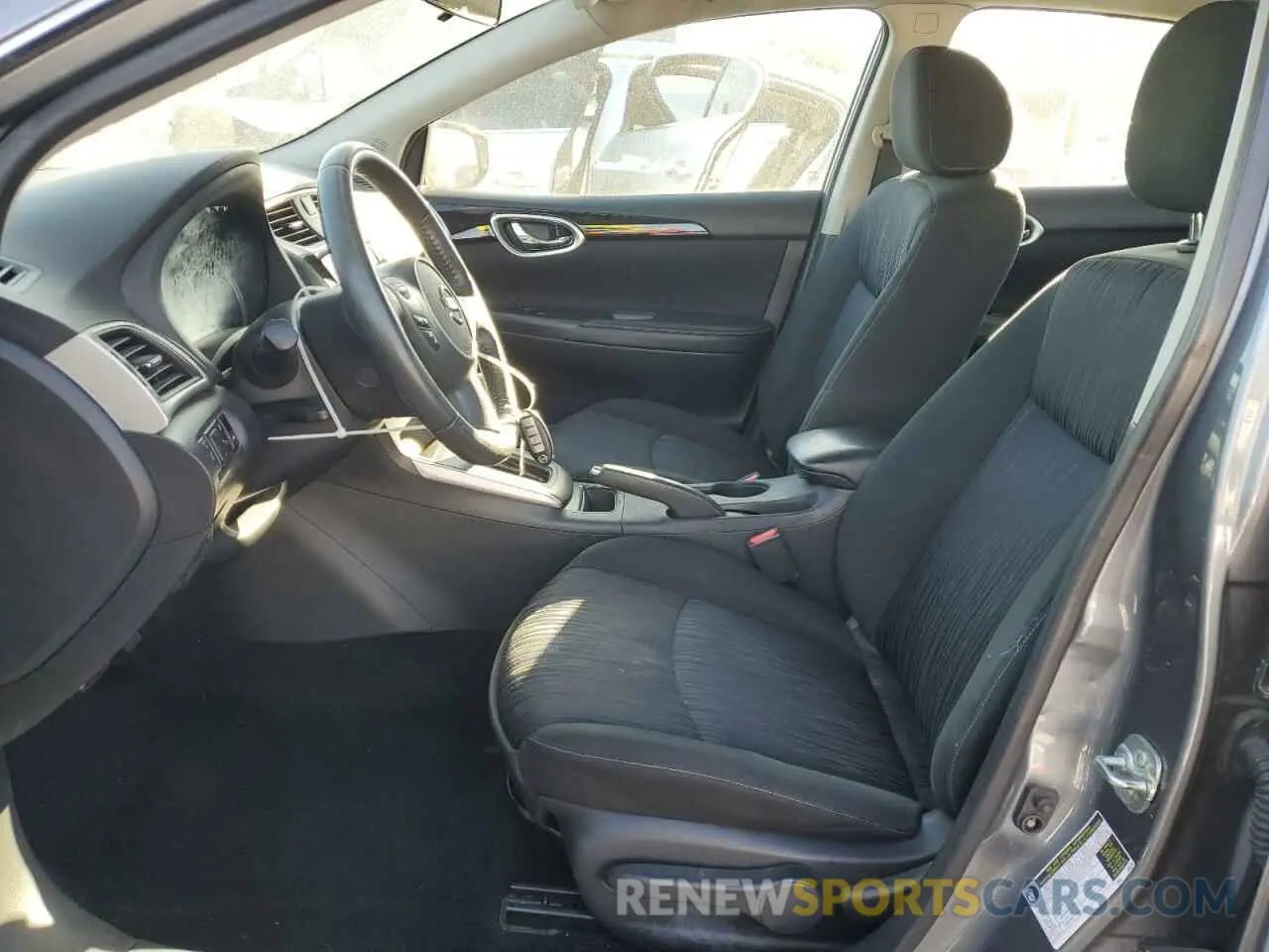 7 fotografías del automóvil dañado 3N1AB7AP9KY455072 NISSAN SENTRA 2019