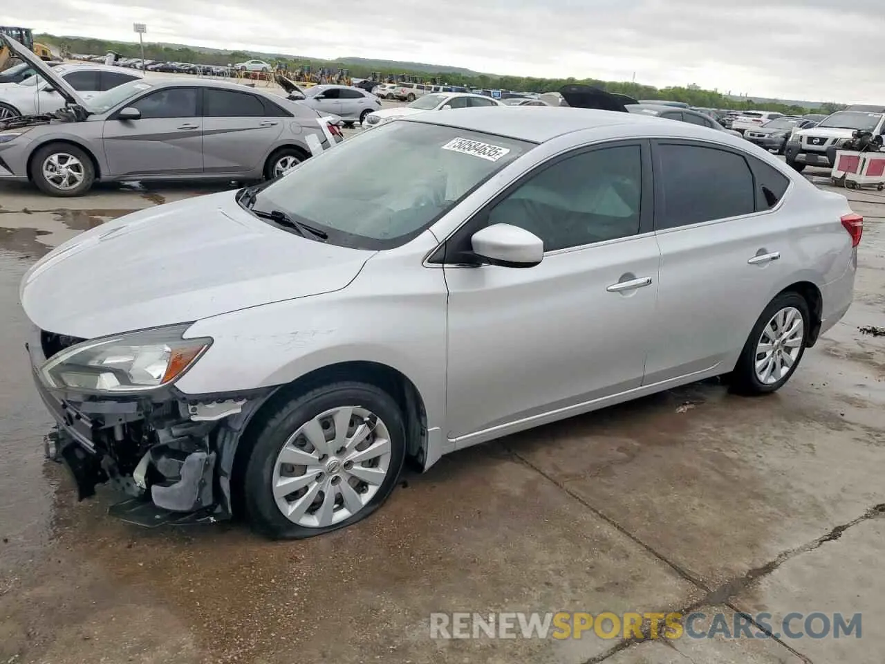 1 fotografías del automóvil dañado 3N1AB7AP9KY456738 NISSAN SENTRA 2019