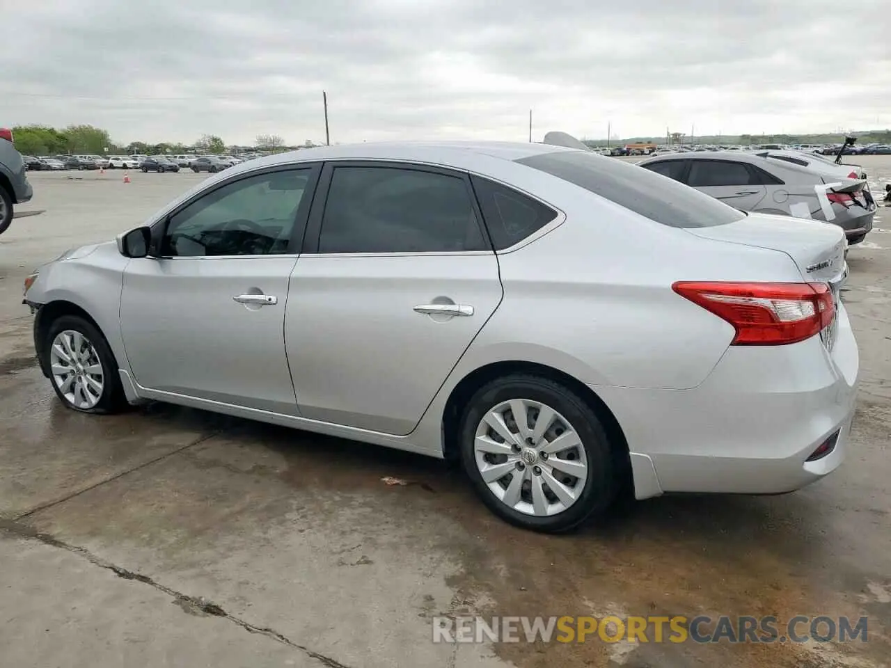 2 fotografías del automóvil dañado 3N1AB7AP9KY456738 NISSAN SENTRA 2019