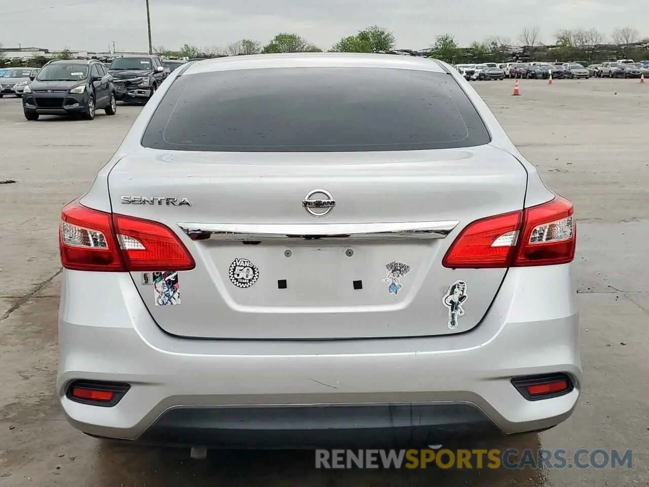 6 fotografías del automóvil dañado 3N1AB7AP9KY456738 NISSAN SENTRA 2019