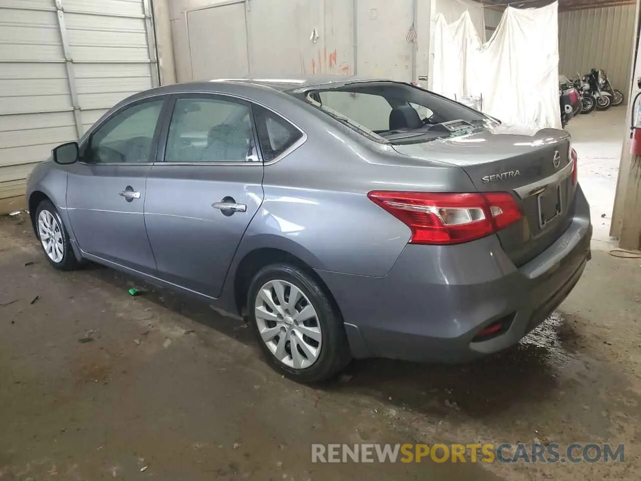 2 fotografías del automóvil dañado 3N1AB7AP9KY456870 NISSAN SENTRA 2019
